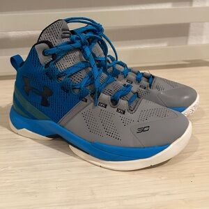 Under Armour UA Curry 2 Steel Electric Blue Midnight 1259007-036